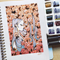 @sibylline_m 发布的 Instagram 帖子 • 2017-07-17，17:26 UTC : 25.4K 次赞、 76 条评论 - @sibylline_m 在 Instagram 发布：“Day 1 of #MosseryArtChallenge : Earth.  I will draw the 4 elements in my sketchbook once a week…”
