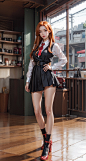 AI绘画 - 高挑性感的美女写真-今日头条