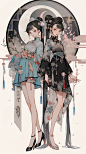 双美人