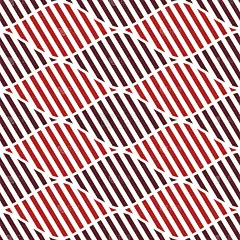 无缝矢量抽象模式。对称的几何重复背景与装饰菱形。简单的平面设计为网页背景，包装，表面，织物