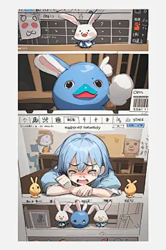 数字艺术多格漫画卡通漫画漫画手绘-众图网