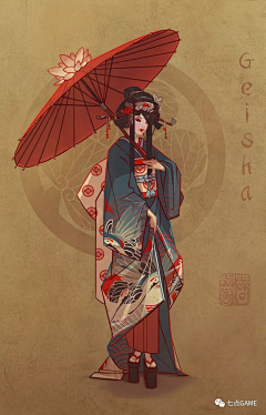 我画不动啊采集到G_国风（人物设定）