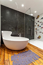 #浴室# 莫斯科创意公寓设计——旅行者之家 | 品论家ClickJia
