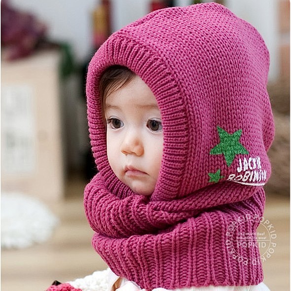 韩版儿童帽子宝宝毛线帽婴儿针织帽