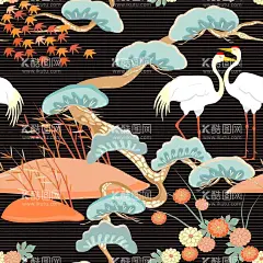 祥瑞仙鹤图  - 源文件下载【酷图网】祥瑞仙鹤图,祥瑞,仙鹤图,仙鹤,祥云仙鹤,鹤,国潮仙鹤,古典仙鹤图,古风仙鹤图,古风图,