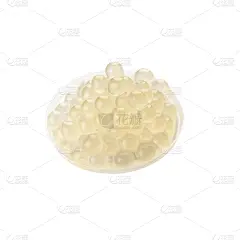 珍珠奶茶,珍珠粉圆,白色,塑料容器,木薯布丁,饮食,水果,无人,白色背景,背景分离