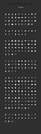 单色的UI icon set 图标集（PSD）- by: Michellepoon - ICONFANS专业界面设计平台