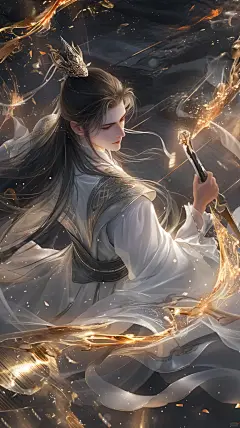 古风插画｜剑气纵横三万里 - 小红书