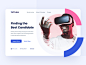 Website Design for VR Recruiting Service by Nazar Mynzak for habitat on Dribbble