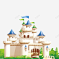 创意童话城堡 页面网页 平面电商 创意素材