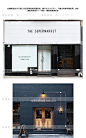 日韩服装店花店咖啡馆甜品奶茶店门面中小型门头装修设计效果图片