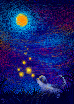 阿莱福的夜采集到插画