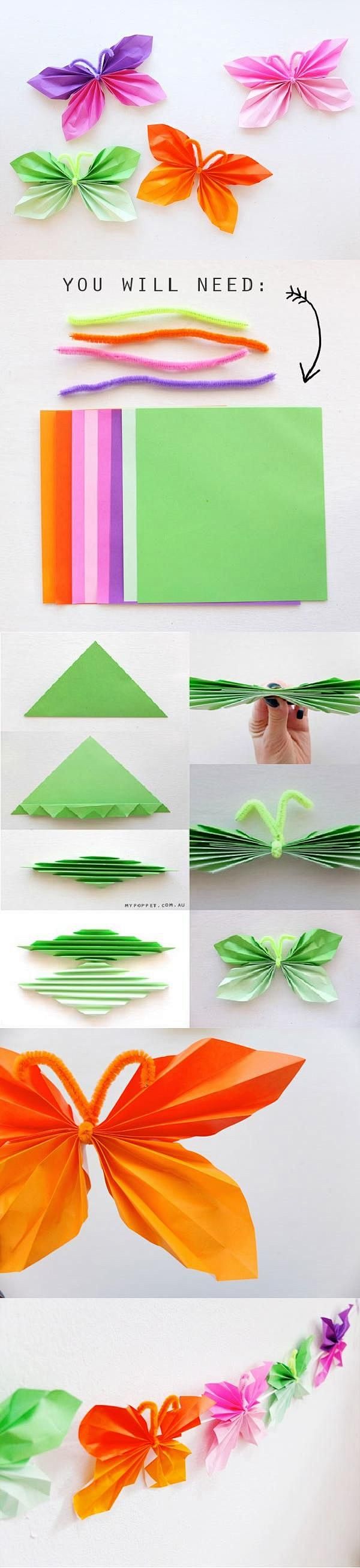 DIY Folded Paper But...