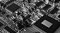 General 1920x1080 electronics computer microchip digital art CGI technology monochrome geometry IT circuitry