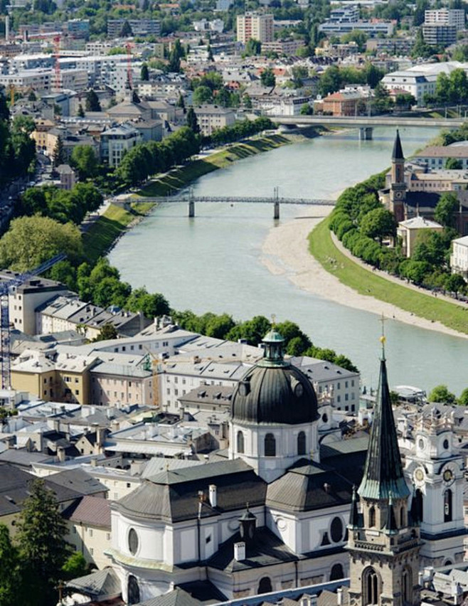 Salzburg, Austria。萨尔...