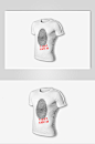 LOGO短袖T恤设计样机-众图网