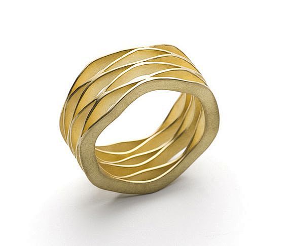 "Wave" 18k Gold Ring...