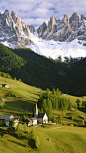 St Magdalena Village, Val Di Funes, South Tirol, Italy