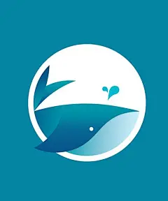 Humpback oceans giant whale logo design vector image on VectorStock座头鲸 ...
