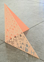 copper cut out wayfinding - Google Search