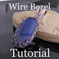 In this tutorial you will learn step by step how to make a pendant with a bezel made from wire.  I recommend starting with a stone that is round or oval if you are just starting.  I use 28 gauge wi…