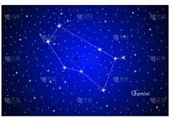 夜晚,天空,星座,双子座,秘密,暗色,景观设计,壁纸,自然美,背景