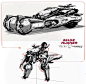 Blade Runner 2049 - Spinner Car  (Fan Art) , CAPTOON (Lee InSu) : Blade Runner 2049 - Spinner Car  (Fan Art)