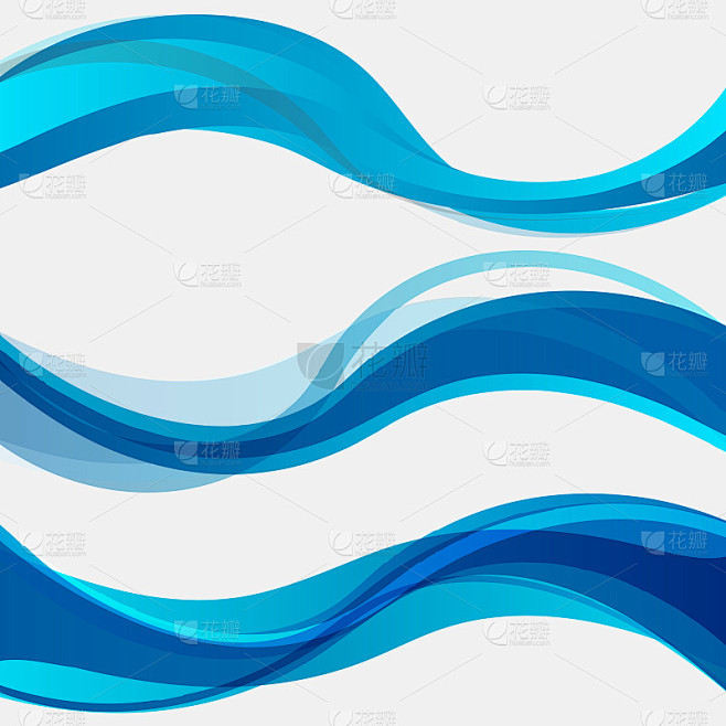 Vector colors wavy wave abstract swoosh background