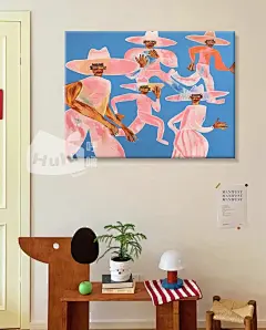 呼噜家·萨尔瓦多包豪斯客厅艺术挂画中古风餐厅装饰画高级感挂画-淘宝网