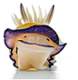 Purple, yellow and white 'smiling' Nudibrach