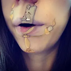 唇尖上的动漫：人物登上英国妹子红唇
