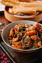 Chinese Beef Stir-Fry with YouTiao (Chinese Fried Dough)