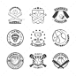 棒球标签图标设置——网络元素矢量Baseball Labels Icons Set - Web Elements Vectors配件、徽章、横幅、棒球,蝙蝠,冠军,俱乐部,装饰,元素,象征,球迷,游戏,装备,标签,联赛,象形图,球员,保险费,保护,质量、密封、签署、垒球、运动,邮票,贴纸,符号,标记,比赛,奖杯 accessories, badge, banners, baseball, bat, champs, club, decorative, element, emblem, fans, game,