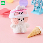 LINE FRIENDS 连我朋友 minini 游乐园系列 玩偶帽挂件钥匙扣摆件-tmall.com天猫