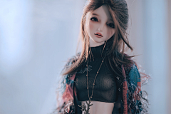 初云云采集到BJD-妆面