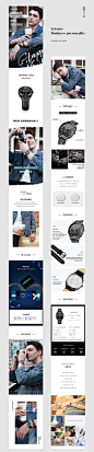 尊尼手表 | 电商品牌视觉分享详情页设计