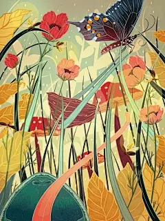 【插画师作品】第105期：来自美国自由插画师 Kailey Whitman 的一组带有童话色彩的风格插画