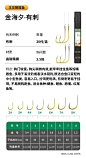 子线双钩仕挂 鱼钩渔具详情页设计_不会拍照的金同学设计作品--致设计