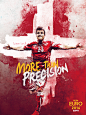 ESPN / EURO 2016 illustrations : To celebrate the UEFA Euro 2016 tournament, ESPN decided to create a series of 25 posters, highlighting the best players.The concept is to use for each posters the same catchphrase "More Than…" then customizing i