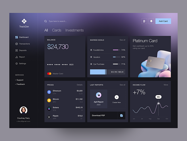 TrackZen Dashboard