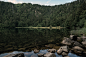 General 7348x4904 landscape forest rocks nature lake reflection water