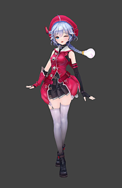 心匠0采集到3D角色