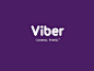 VIBER 英语LOGO字体设计
