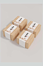 品牌设计木盒茶叶包装文创样机-众图网