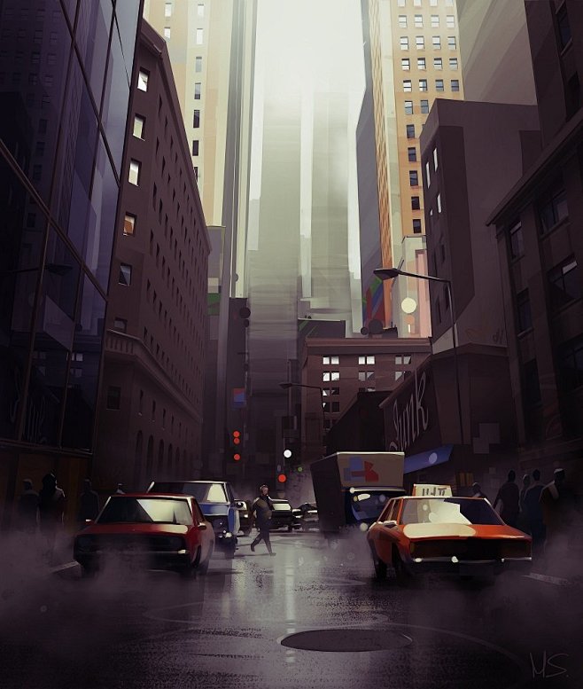 波兰2D艺术家Michal Sawtyr...