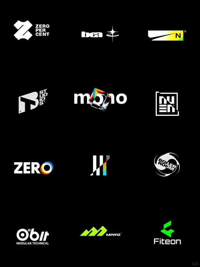 简约现代潮流炫酷logo设计｜灵感分享 - 小红书