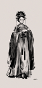 古风美人_Chiupz___插画师作品_涂鸦王国gracg.com