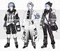 稿件展示/常服服设三件套 - 小红书
