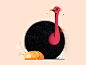 36 days of type 0 for Ostrich animals letters instachallenge 36daysoftype