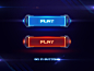 Sci Fi Buttons future hi tech neon game ui space sci-fi button